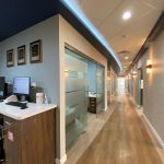 exam rooms and hallway